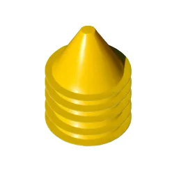 Balise tronconique jaune-lot de 5