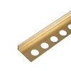 Balneo Barre de pente de sol droite pour receveur 170 cm doré INOX Acier inoxydable