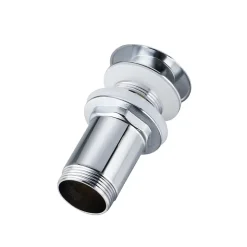 Balneo Bonde clic-clac avec trop-plein, pour lavabo, finition chrome, laiton