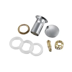 Balneo Bonde clic-clac avec trop-plein avec filtre à déchets, pour lavabo, finition chrome, laiton