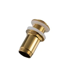 Balneo Bonde clic-clac sans trop-plein, pour lavabo, finition gold, laiton