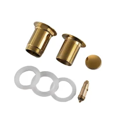 Balneo Bonde clic-clac sans trop-plein, pour lavabo, finition gold, laiton