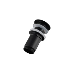 Balneo Bonde clic-clac sans trop-plein, pour lavabo, finition noir, laiton