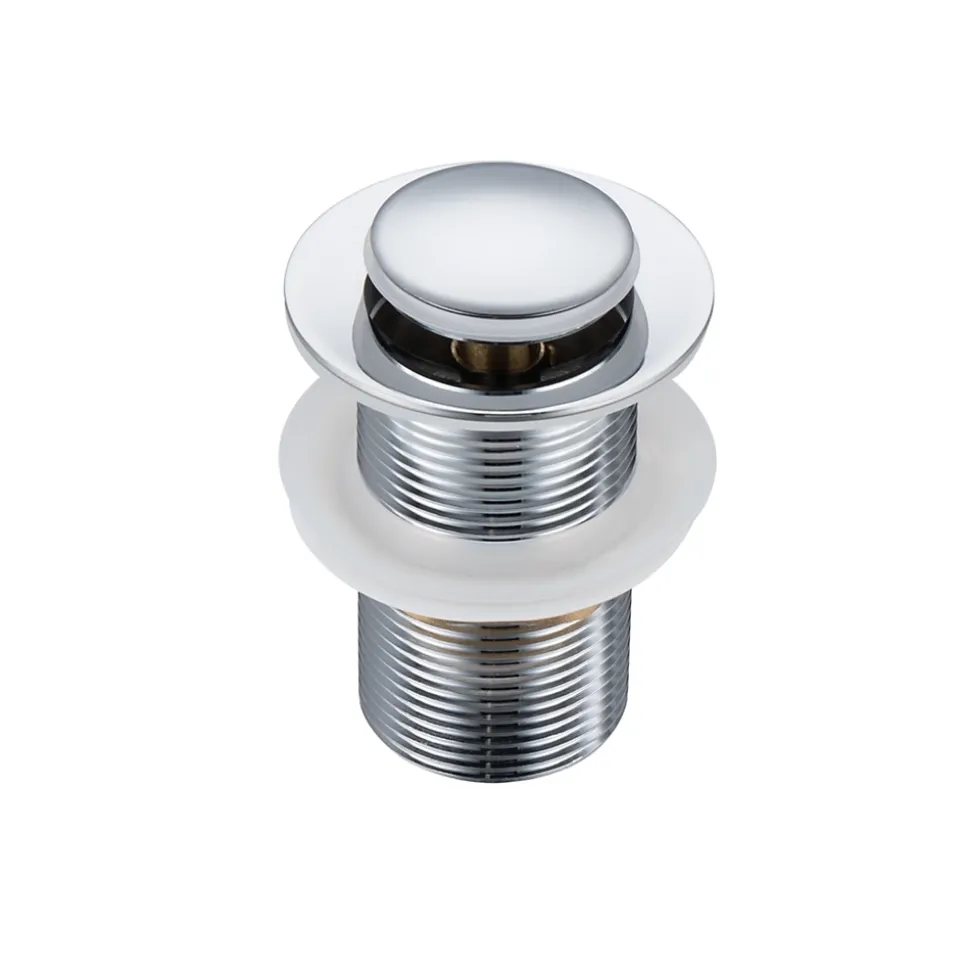 Balneo Bonde clic-clac sans trop-plein, pour lavabo, finition chrome, laiton