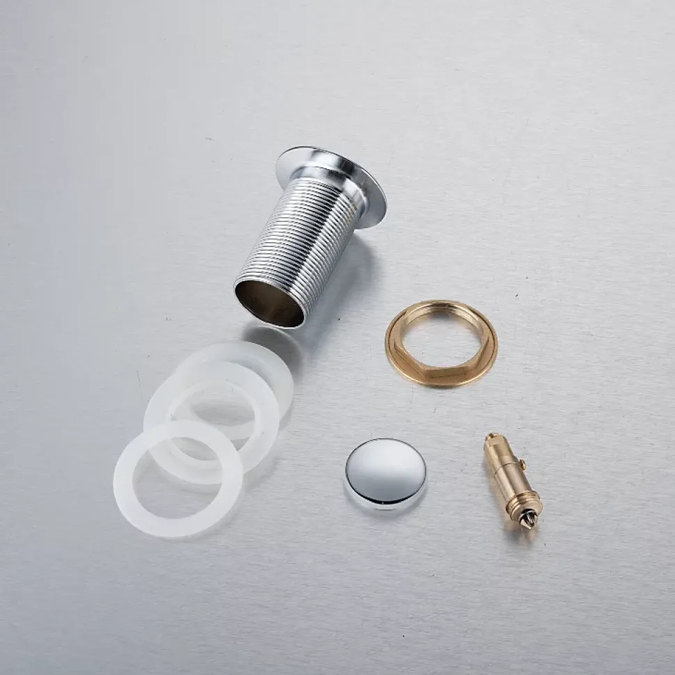 Balneo Bonde clic-clac sans trop-plein, pour lavabo, finition chrome, laiton