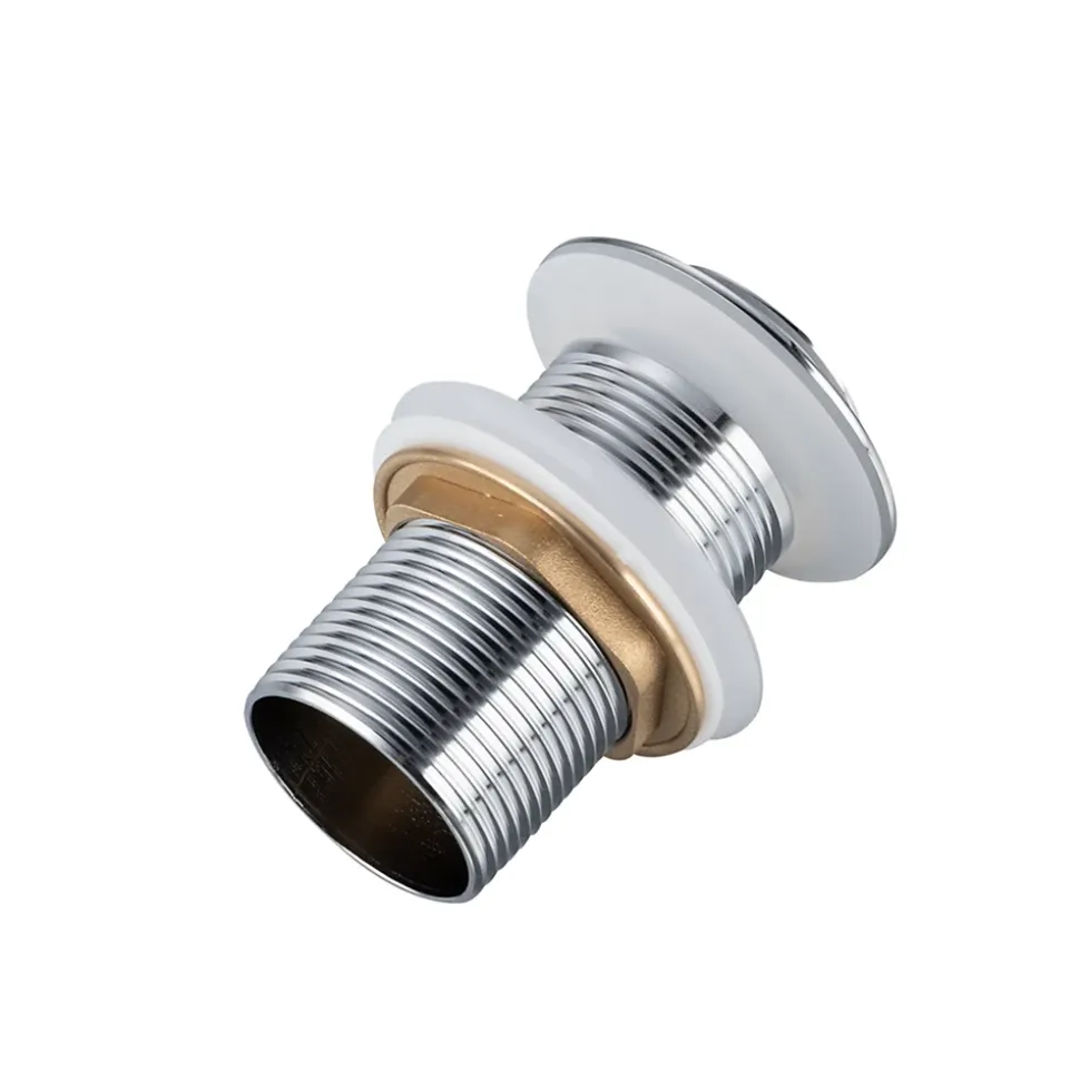 Balneo Bonde clic-clac sans trop-plein, pour lavabo, finition chrome, laiton