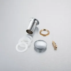 Balneo Bonde clic-clac sans trop-plein, pour lavabo, finition chrome, laiton