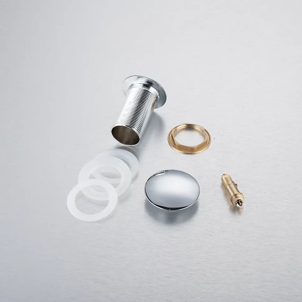 Balneo Bonde clic-clac sans trop-plein, pour lavabo, finition chrome, laiton