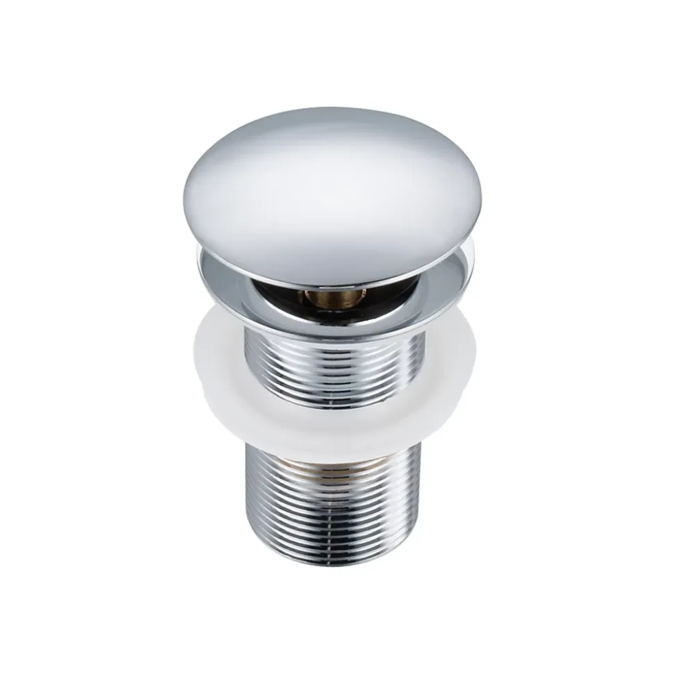 Balneo Bonde clic-clac sans trop-plein, pour lavabo, finition chrome, laiton