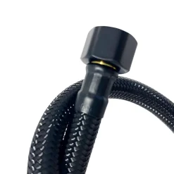 Balneo Flexible d'alimentation 1/2" x 3/8" 60 cm noir tuyau PEX avec tresse