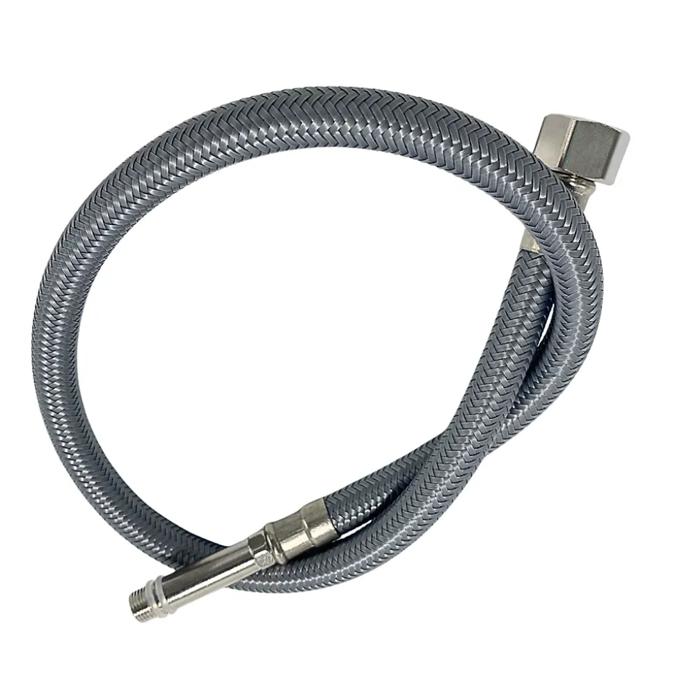 Balneo Flexible de raccordement pour robinet 3/8 x M10 60 cm tuyau PEX gris durable