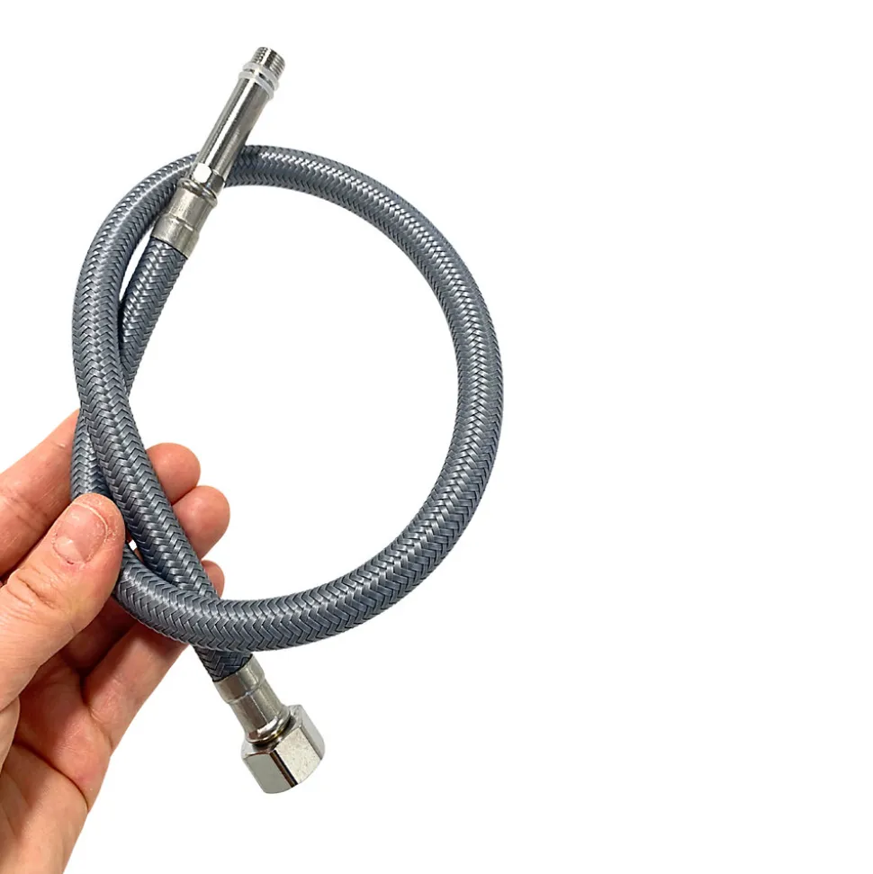 Balneo Flexible de raccordement pour robinet 3/8 x M10 60 cm tuyau PEX gris durable