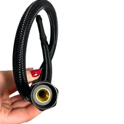 Balneo Flexible de raccordement pour robinet 3/8" x M10 50 cm tuyau PEX noir durable