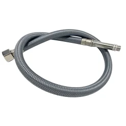Balneo Flexible de raccordement pour robinet 3/8 x M10 50 cm tuyau PEX gris durable