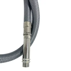 Balneo Flexible de raccordement pour robinet 3/8 x M10 50 cm tuyau PEX gris durable