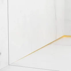 Balneo Profilé murale inclinée à gauche pour douche 170cm, acier inoxydable, finition gold, Pente de 1,5%