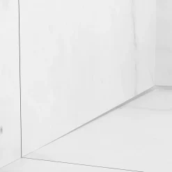 Balneo Profilé murale inclinée à gauche pour douche 120cm, acier inoxydable, finition inox, Pente de 1,5%