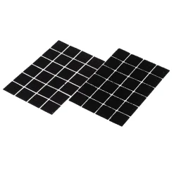Bande adhésive format carré noir Diall 25 mm - 24 pièces