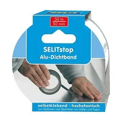 Bande aluminium adhésive Selit, 50 m