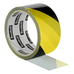 Bande de marquage Scotch noir et jaune, 50 mm x 33 m x 0,15 mm