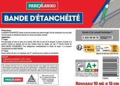 Bande d'étanchéité Parexlanko en rouleau 10ml x12cm