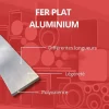 Barre aluminium plate 40mm ep 5 mm, Longueur : 2 metres - Comment Fer