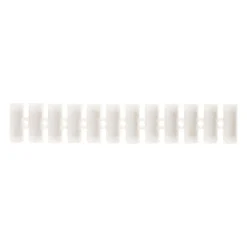 Barrette 12 plots section 4mm² - Blanc - Zenitech