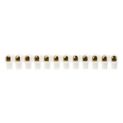 Barrette 12 plots section 4mm² - Blanc - Zenitech