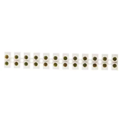 Barrette 12 plots section 6mm² - Blanc - Zenitech
