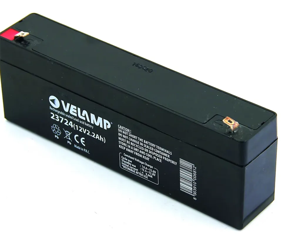 Batterie rechargeable au plomb 12V 2.2 Ah