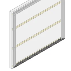 Bavette de démarrage et de jonction pour bardage et parement Le Profileur Français XL45 en acier noir mat L.2.3m