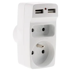 Biplite 2P 6A + 2P+T 16A + USB Zenitech