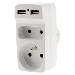Biplite 2P 6A + 2P+T 16A + USB Zenitech