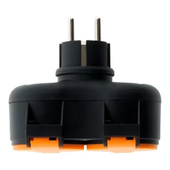 Bliplite pour extérieur étanche IP44 2P+T avec accroche - Orange - Zenitech