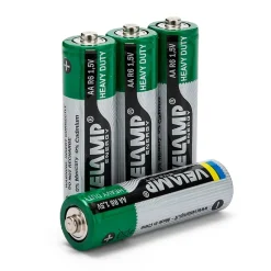Blister de 4 piles R6 AA saline
