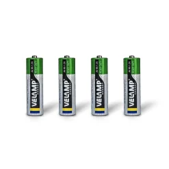 Blister de 4 piles R6 AA saline