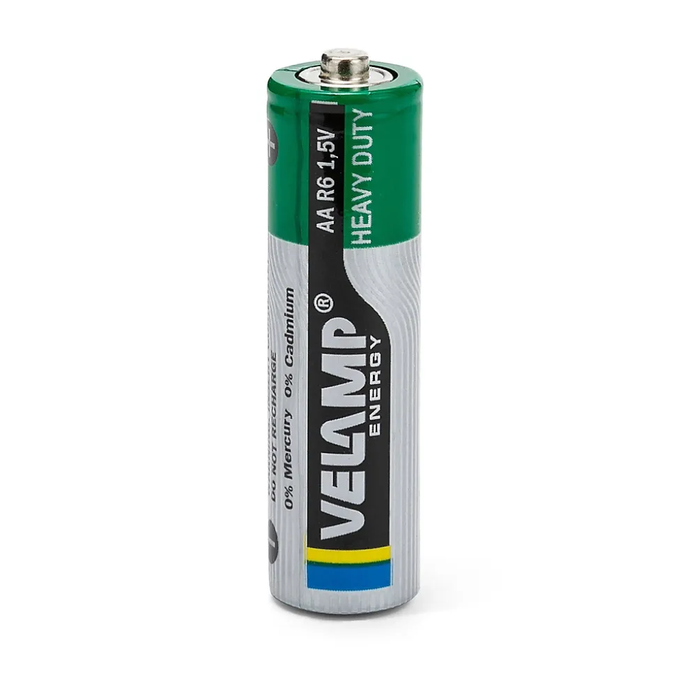 Blister de 4 piles R6 AA saline