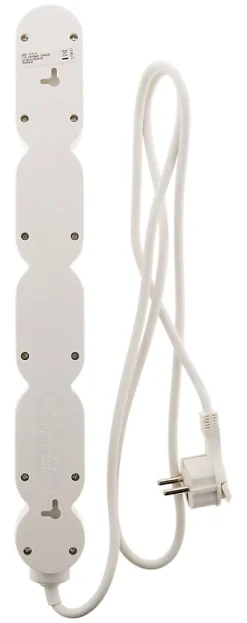Bloc Home 8 prises 16A 2P+T câble 1,5m - Blanc - Zenitech