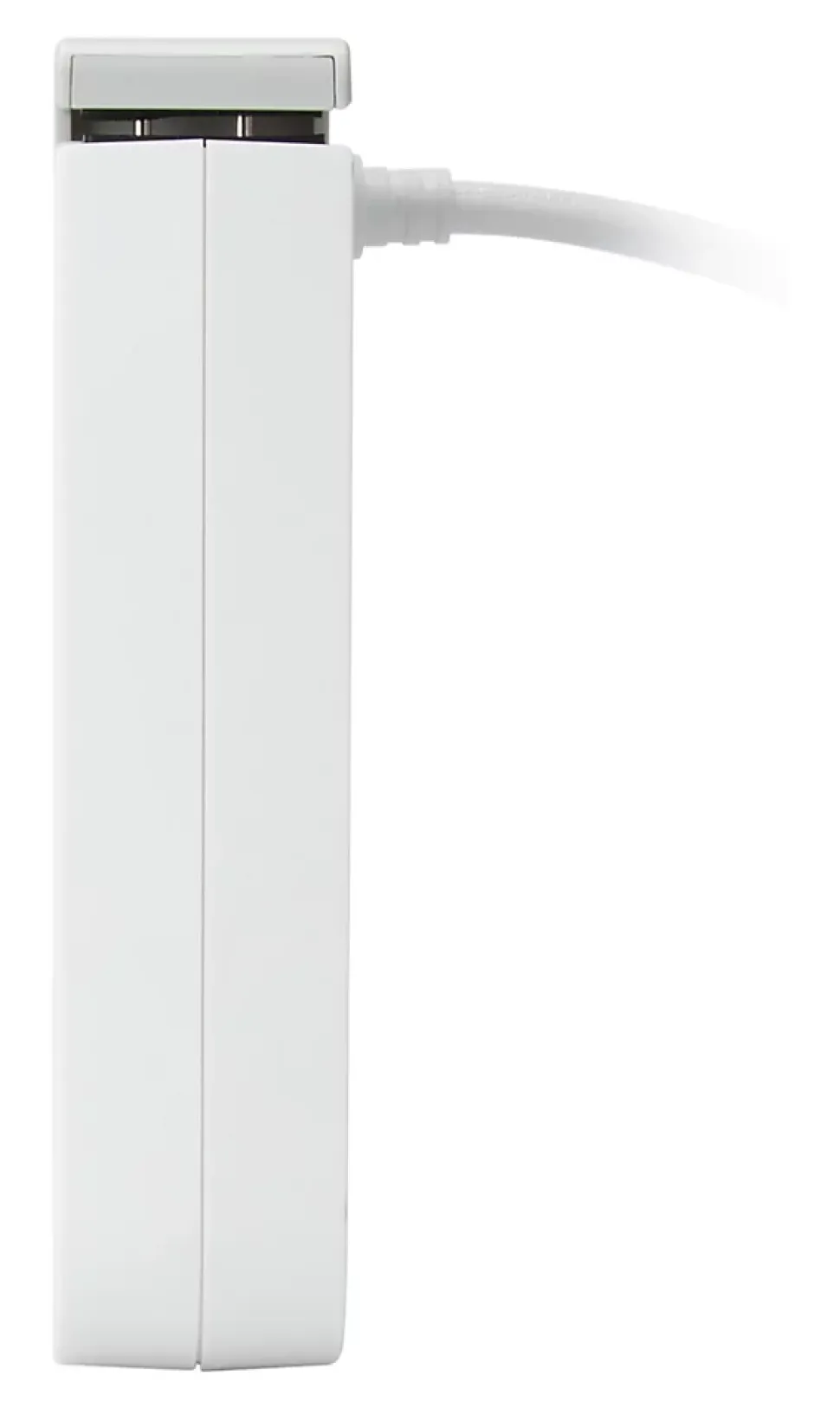 Bloc multiprise Gekko 4 prises blanc - clipsable - Otio