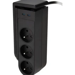 Bloc multiprise Gekko XL 5 prises + 2 USB-C PD 20W - Otio