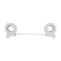 Bloque porte Abus plastique blanc 810g