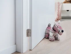 Bloque-porte chien écossais Rei tissu multicolore ⌀30,5x H.25 cm