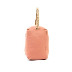 Bloque-porte Rei tissu terracota ⌀11x H.28 cm