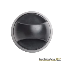 Bloque-porte soft touch Rei noir ⌀6,8x H.8,7 cm