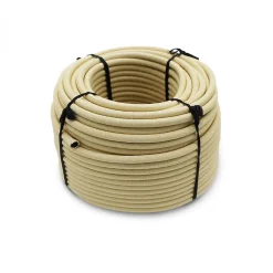 Bobine, rouleau de tendeur élastique - 25 mètres x 8 mm - Beige - Linxor