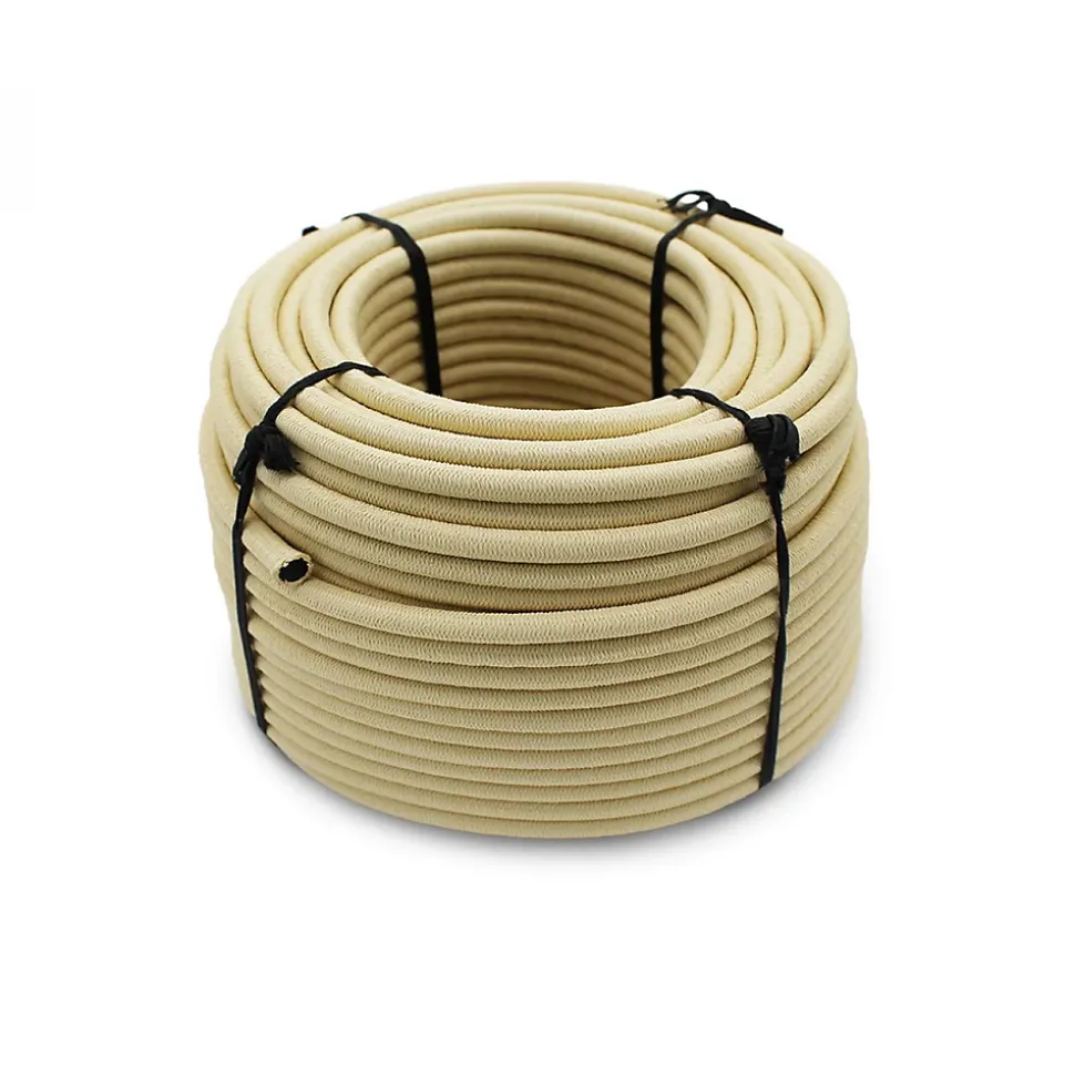 Bobine, rouleau de tendeur élastique - 25 mètres x 8 mm - Beige - Linxor