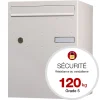 Boite à colis Atout 1 porte blanc mat sablé RAL 9010 MS