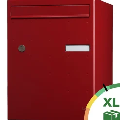 Boite à colis Atout 1 porte Rouge brillant RAL 3004 B