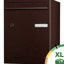 Boite à colis Atout 1 porte Brun brillant RAL 8019 B