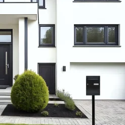 Boite à colis Eclipse 1 porte noir mat RAL 9005 M